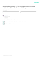 DesignandImplementationofaFaceRecognitionSystemBasedonAPImobile.pdf